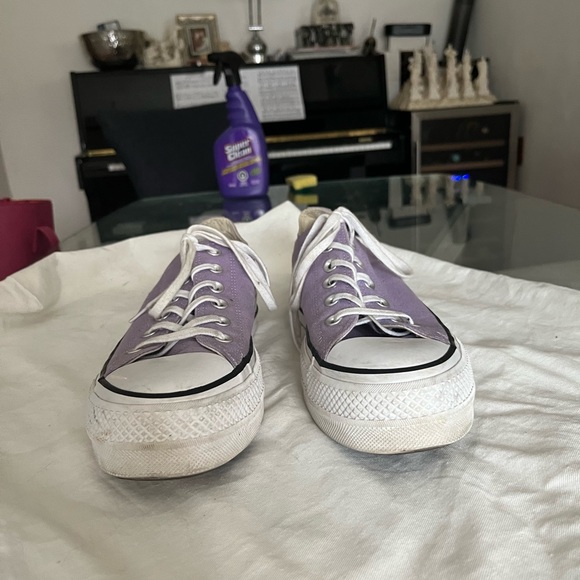 rare lilac converse platforms in size US 10 women’s - Picture 6 of 15